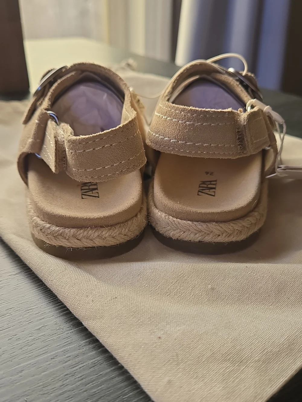 Zara leather sandals